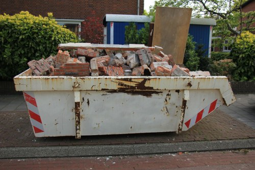 House clearance team removing furniture